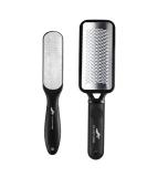 Fu Store Foot Files Callus Remover 2 Pcs Stainless Steel Foot Rasp and Dual Sided Foot File Professional Scrubber Pedicure Tools Premium for Foot 2 Count (Pack of 1) - Buy Online on SooperMarket.com