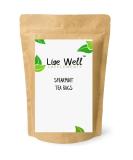 Live Well Supplements Spearmint Tea Bags Helps With Digestion Nausea Etc... (10 Tea Bags) 20-30 Cups - Buy Online on SooperMarket.com