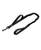 OneTigris Spring Loaded Dog Leash Nylon with Holding Loops Length 85.1 cm - 118.1 cm Black - Buy Online on SooperMarket.com
