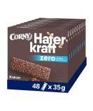 Oat bar Corny Haferkraft Zero Cocoa no added sugar 125 kcal per bar vegan 48x35g - Buy Online on SooperMarket.com