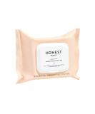 Honest Beauty Makeup Remover Wipes | Grape Seed & Olive Oils | Paraben & Synthetic Fragrance Free | Dermatologist Tested | Cruelty Free | 30 Count - Buy Online on SooperMarket.com