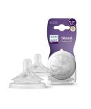 Philips Avent Natural Response Bottle Teat - 2 x Baby Bottle Flow 5 Teats for Babies Aged 6+ Months BPA Free (Model SCY965/02) Flow 5 |6M+ - Buy Online on SooperMarket.com