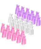 TsMADDTs Acrylic Nail Soak Off Clips - 30pcs Reusable Gel Nail Polish Remover Clips in Pink, Purple, White | Nail Clips for Polish Removal - Buy Online on SooperMarket.com