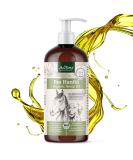 AniForte Cold-Pressed Organic Hemp Oil for Dogs & Horses - 1L 100% Pure BARF Oil | Premium Natural Product Without Additives - Buy Online on SooperMarket.com