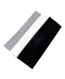 Sularpek Headband 3Pack Unisex Headbands for Women s Hair 7.5cm Stretchy Fabric Headband Breathable Hair Band for Sweat-Wicking Stretchy Head Band for Doing Workout Yoga Makeup Running - Buy Online on SooperMarket.com