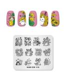 KADS Nail Art Stamping plate Nail Template Nail Art Design Tool Nail DIY Design Image Plate (ZO019) - Buy Online on SooperMarket.com