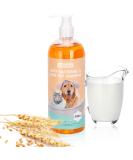 Nobleza dog shampoo against itching mites mushroom fled with a natural extract dashing sensitive shampoo cat anti-bacterial relieves skin irritation also for puppies and kitten (500ml) - Buy Online on SooperMarket.com