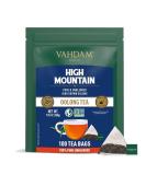Vahdam Himalaya Oolong Tea bag (100 tea bags) 100% pure oolong tea loose sheet in pyramidal bags |Bra hot ice/kombucha tea high mountain oolong tea 100 pieces (1 Pack) - Buy Online on SooperMarket.com