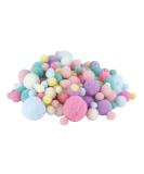 20G Pom Poms Craft Making Assorted Sizes & Colors High-Elastic Pom Poms Creative Craft DIY Material (Marca Dragon) - Buy Online on SooperMarket.com