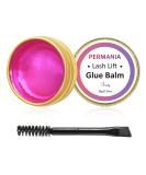 PERMANIA Lash Glue Balm  Eyelash Lifting Adhesives Strong Hold and Perfectly Shaped Eyebrows for Brow Lamination Kit  Lash Lift Balm Bright Colors & Fruity Flavours Fast Drying & Waterproof (Pink) Pink-peach - Buy Online on SooperMarket.com