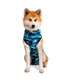 Suitical Recovery Suit Hund L Blau Camouflage blau (tarnfarben) L (1Pack) - Buy Online on SooperMarket.com