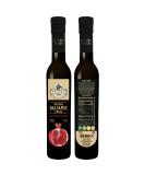 Ellora Farms Pomegranate Infused Aged Balsamic Vinegar 8.45oz - All Natural, No-Additives, Italian Glass Bottle - Buy Online on SooperMarket.com