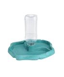 QIODAZOO Bowls for Reptiles Amphibians Tortoise Accessories 2 IN 1 Reptile Feeding Dish Automatic Dispenser Tortoise Water Dish Lake Blue - Buy Online on SooperMarket.com