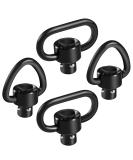 Bengor 4 Pack QD Sling Swivels 1.25 Loop + D-Loop Set - Quick Disconnect Push Button for Two Point Sling Mount - Buy Online on SooperMarket.com
