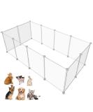 HOMICKER Pet Playpen: Portable Small Animals Fence for Guinea Pigs, Bunny, Ferrets, Hamsters, Puppies and more - Buy Online on SooperMarket.com