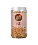 Desi Nutri Ragi Sticks Achari Masti | Ready to Eat Ragi Sticks Achari Masti | Snacks | Ragi Sticks Achari Masti - 120 GMS | Rich in Iron & Protein - Buy Online on SooperMarket.com