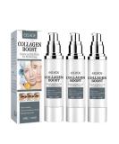 3Pcs EELHOE Collagen Boost Anti-Aging Serum  EELHOE Collagen Boost Serum  Collagen Boost Cream  Anti Aging Serum For Women  Collagen Boost for Face with Hyaluronic Acid(90ml) - Buy Online on SooperMarket.com