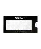 Neonail Stamping Plate 12 - Create Stunning Nail Art & Designs | Nail Stencils for French Nails | High-Quality Nail Stamp Schablone - Buy Online on SooperMarket.com