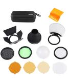 Godox AK-R1 Round Flash Head Accessories Kit for V1 Speedlight - Compatible with AD200 AD200pro Pocket Flash - Buy Online on SooperMarket.com