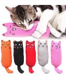 Legendog 5Pcs Catnip Toy, Cat Chew Toy Bite Resistant Catnip Toys for Cats,Catnip Filled Cartoon Mice Cat Teething Chew Toy Multicolor - Buy Online on SooperMarket.com