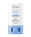 make prem UV defense me. Calming sun stick  SPF 50+ PA++++ VEGAN Reef-safe Non-nano Zinc Oxide Physical Sunscreen for Face and Body  Matte and Silky Finish Korean Sunblock for Sensitive Skin and All Skin Types 20g  0.70 ... - Buy Online on SooperMarket.com