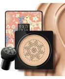 Natural Mushroom Head Air Cushion BB Cream Foundation for Flawless Moisturized Skin - Buy Online on SooperMarket.com