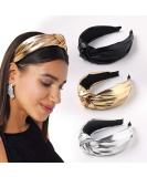 Headbands Women Hair Head Band- Knotted Wide Turban headband Fashion Cute Hairbands Hair Accessories for Girls and Women (YHHFG-017) - Buy Online on SooperMarket.com