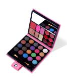 All in One Makeup Kit - 20 Eyeshadow, 6 Lip Glosses, 3 Blushers, 2 Powder, 1 Concealer, 1 Mirror, 1 Brush, Make Up Gift Set for Teen Girls, Beginners And Pros Pink - Buy Online on SooperMarket.com