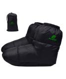 RANDDER Down Booties - Ultralight Warm Socks for Camp Backpacking - Cozy Sleeping Bag Slippers for Men & Women - Black Large - Buy Online on SooperMarket.com