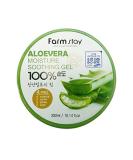 Farm Stay - Aloe Vera Moisture Soothing Gel 300 ml for men and woman - 100% Aloe Vera for dry skin - Facial Treatment - Moisturisers - Day Care - Gels Aloevera - Buy Online on SooperMarket.com