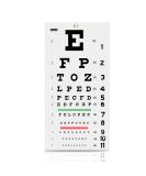 PECULA Eye Chart Snellen Eye Chart Wall Chart Eye Charts for Eye Exams 20 feet 11 X 22 in. 10.80 x 240.00 - Buy Online on SooperMarket.com