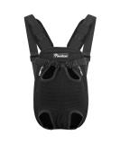 Pawaboo Pet Carrier Backpack, Adjustable Pet Front Cat Dog Carrier Backpack Travel Bag, Legs Out, Easy-Fit for Traveling Hiking Camping for Small Medium Dogs Cats Puppies Medium (Pack of 1) A-Black - Buy Online on SooperMarket.com
