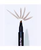 Waterproof Eyebrow Microblading Pen - Non-Smudge Bambi Brown for Thicker Fuller & Defined Brows - Buy Online on SooperMarket.com