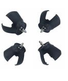 4pcs New Star Golf Ball Retriever with Putter Sucker - Golf Screw Tool for Easy Ball Pickup - Buy Online on SooperMarket.com