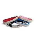 Buy Chukchi Collars for Cats - Soft Velvet Adjustable Rhinestones & Bells - 4 Colors: Black Pink Red Blue - Buy Online on SooperMarket.com