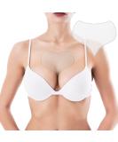 Reusable Silicone Chest Wrinkle Pad | Transparent Cleavage Patch for Smooth Skin | Decollete Wrinkle Patch for Women | 5.9 x 4.7 Inch - Buy Online on SooperMarket.com