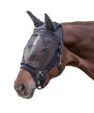 WALDHAUSEN Premium Fly Mask with Ear Protection - Black VB | Best International Shipping for Equestrian Gear - Buy Online on SooperMarket.com