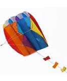 Besra Colorful Parafoil Kite with Long Tail - Easy to Fly Outdoor Fun for Kids & Adults | 20 inch - Buy Online on SooperMarket.com