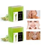 OUKPANE 2Pcs Citronella Soap - Natural Lemongrass Body Wash Bar for Body & Facial Skin - Buy Online on SooperMarket.com