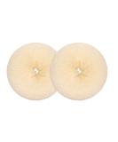 WACURRENTHYD Blonde Kid Hair Donut Bun Maker 2PCS - Small 2.5 Inch Beige Chignon Doughnut Shaper for Short and Thin Hair - Buy Online on SooperMarket.com