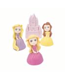 4x Princess Cake Toppers Set - Princess Castle Girls Birthday Party Wedding Baby Shower Christening Cupcake Decoration - Comes with an Edible Glue - Buy Online on SooperMarket.com