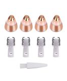 4 Pack Flawless Replacement Head, Facial Hair Removal Tool for Women Smooth Finishing, With Cleaning Brush(Rose Gold) - Buy Online on SooperMarket.com