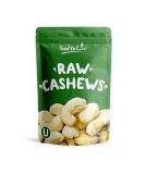 1 lb Raw Cashews - Non-GMO Deluxe Whole Nuts, Unsalted, Unroasted - W-320 Size, Vegan & Kosher - Bulk Packed - Rich in Phosphorus, Magnesium, Copper & Manganese - Buy Online on SooperMarket.com