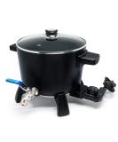 Electric Wax Melter for Candle Making - 6Qt Capacity - Convenient Pouring Spout - Buy Online on SooperMarket.com