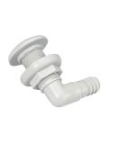 Johnson Pumps of America 7503 5 Marine 90 Degree 3/4 White Thru-Hull Connector - Reliable and Durable - Buy Online on SooperMarket.com