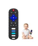 ROBBEAR Baby Teething Toys  Food Grade Silicone Teether for Babies 3 6 12 18 Months  TV Remote Shape Toddlers Chew Toys  Freezer BPA Free (Black RC) - Buy Online on SooperMarket.com