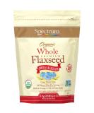 Spectrum Organic Whole Flaxseed 15 Oz - Nutrient-packed Superfood for Healthy Living - Buy Online on SooperMarket.com