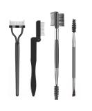 SWEET VIEW Eyelash Comb Eyelash Separator Brow Brush and Eyelash Curler - Professional Eye Makeup Tools (Set of 4) - Buy Online on SooperMarket.com