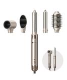 Buy Slopehill Airstyler 5 in 1 - 110 000 RPM High-Speed Ionic Hair Dryer & Multi-Hairstyler | Quick Drying Air-Curling Rod Straightener & Volume Brush (Champagne Gold) - International Shipping Available - Buy Online on SooperMarket.com