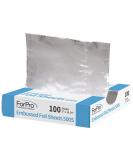 ForPro Embossed Foil Sheets 500S, Aluminum Foil, Pop-Up Dispenser, for Hair Color Application and Highlighting Services, Food Safe, 5 W x 10.75 L, 100-Count - Buy Online on SooperMarket.com